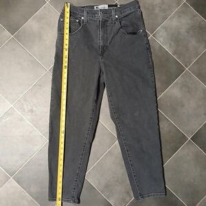 Women's Straight Leg Charcoal Jeans